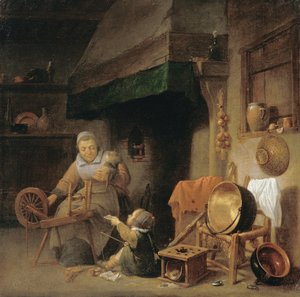 Woman Spinning